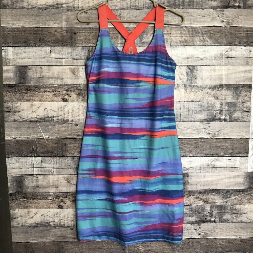 Merrell Women's Small Select Wick Colorful Built In Bra Athletic Dress
